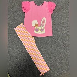 Rare Editions Pink Bunny 2pc Set
